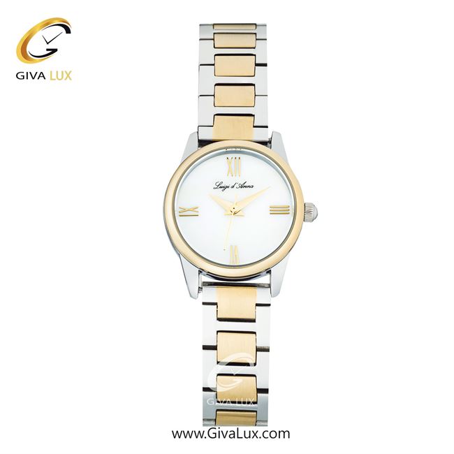 ساعت مچی اورجینال زنانه LdA نقره ای-طلایی | نقره ای-طلایی| سفید| کد رفرنس 2471